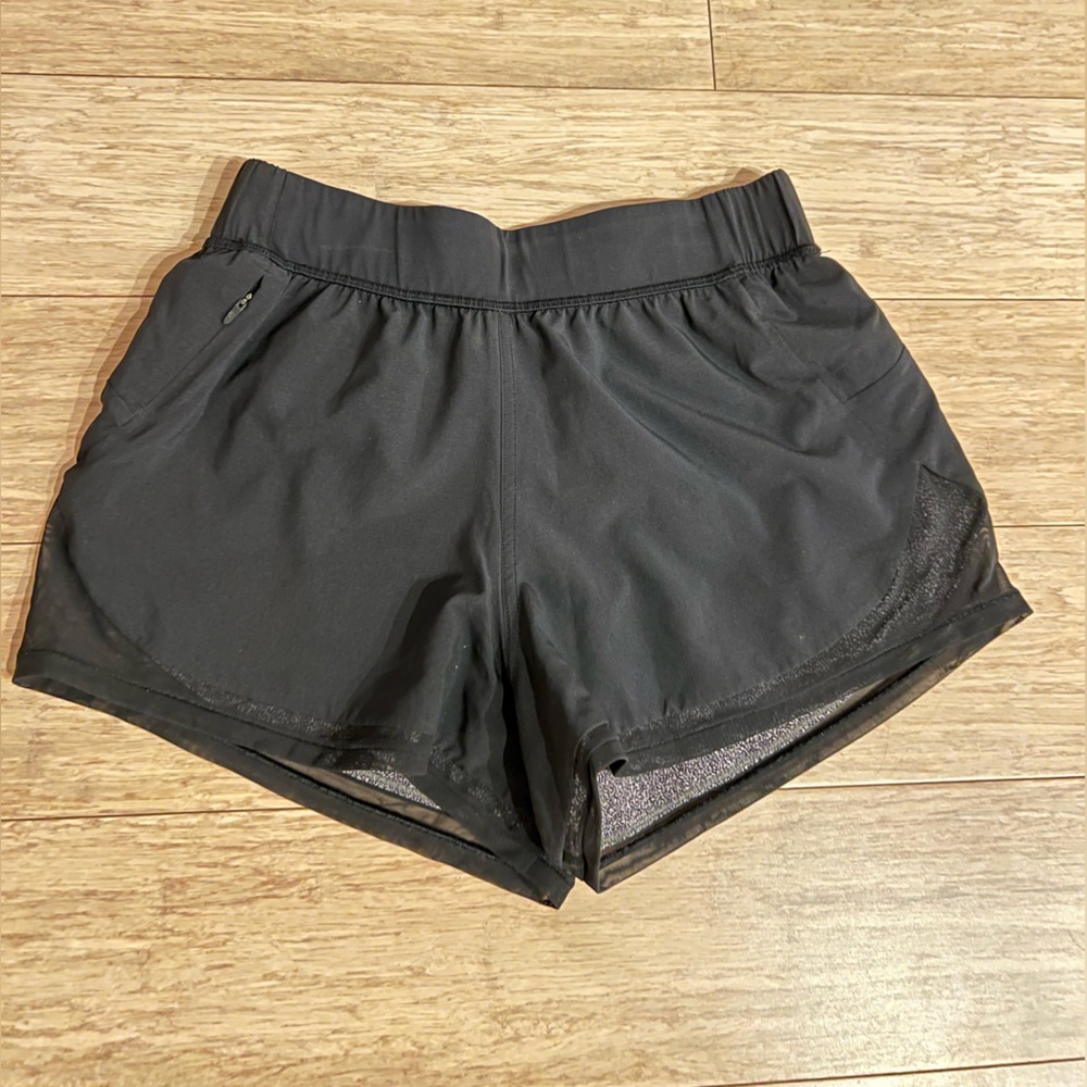 Lululemon Black Women's Athletic Shorts, Reversible